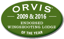 Orvis 2009 & 2016 Wingshooting Lodge of Year